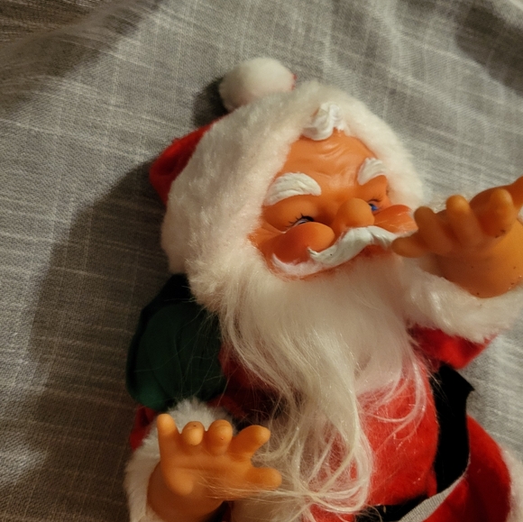 🎄Vintage Musical Twisting Action Santa Claus Plays Jingle Bell Used with Box - Picture 10 of 11